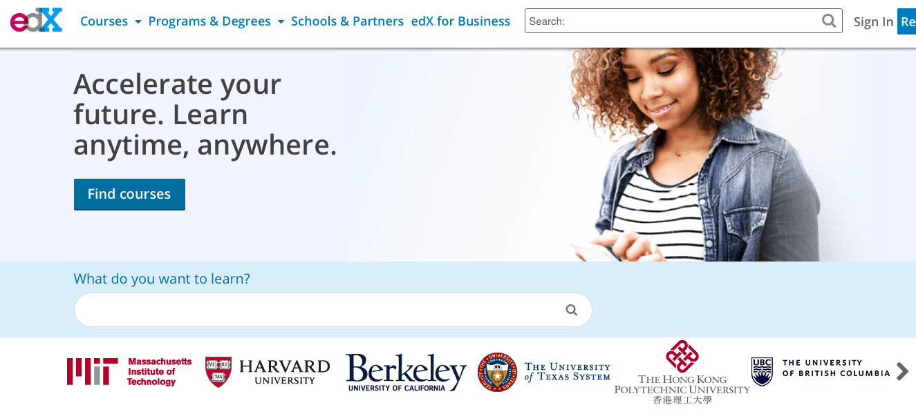 edx Online kurzy zdarma