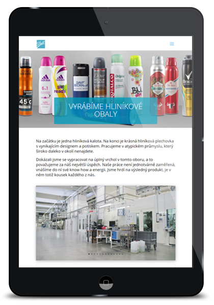 Company website mock-up Company website mock-up