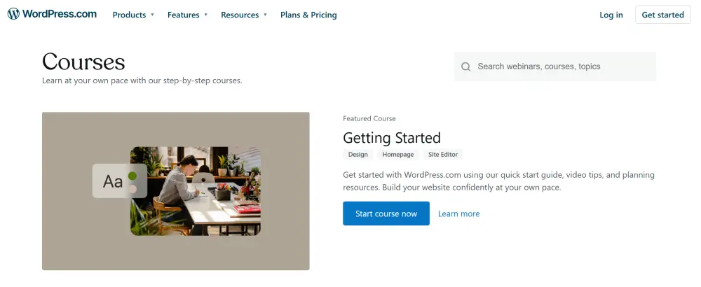 Wordpress courses for free